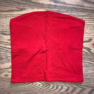 Red Brandy Melville Tube Top